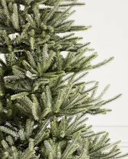 Close-up of artificial Christmas tree branches