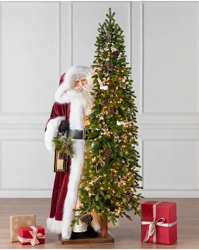 6' Life-Size Classic Biltmore Santa by Balsam Hill