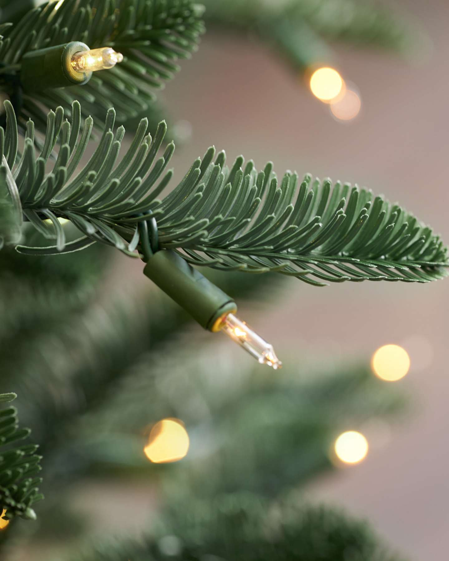 Balsam Hill Noble Fir Narrow Artificial Christmas Tree Foliage Detail