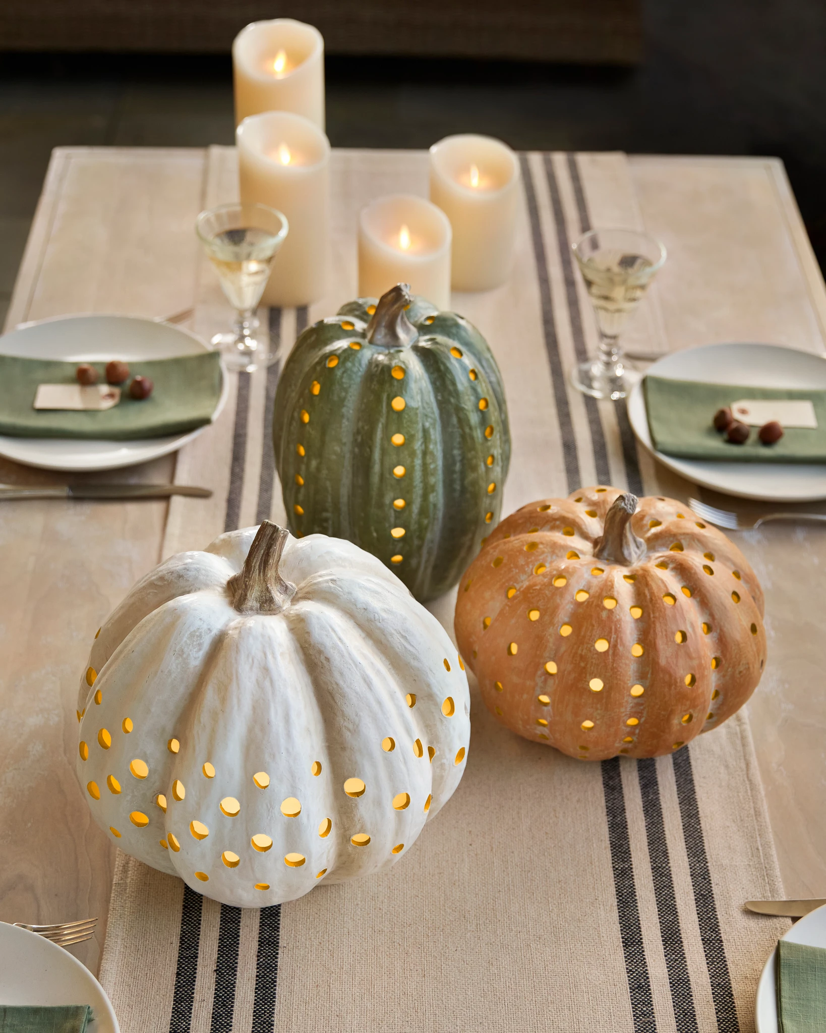 LED Cut Out Pumpkins Lifestyle 20 by Balsam Hill