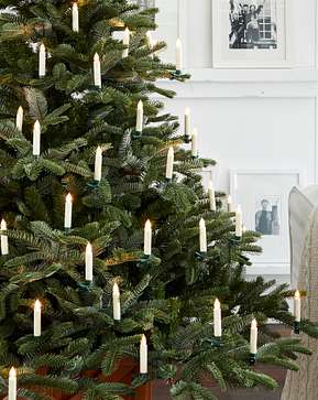 White Color Changing LED Christmas Tree Candle Set White Color Changing LED Christmas Tree Candle Set
