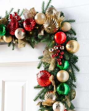 Outdoor Merry and Bright Garland Outdoor Merry and Bright Garland