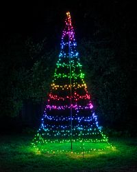 Twinkly outdoor LED Christmas tree