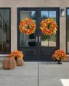 Outdoor LED Wire Pumpkins Lifestyle 10 by Balsam Hill