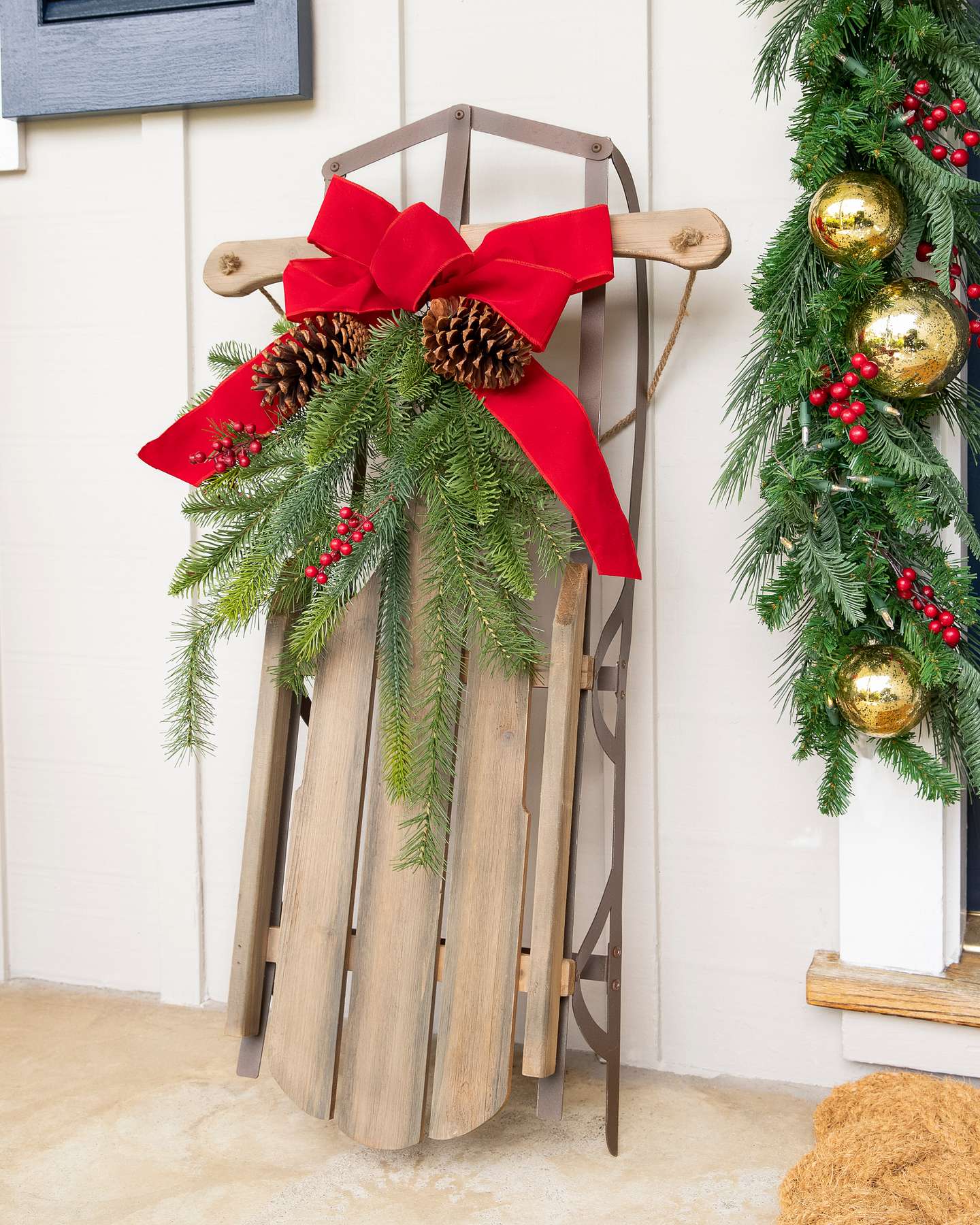 Balsam Hill Alpine Holiday Sled