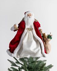 Santa Claus Christmas tree topper