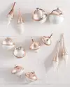 Winter Wishes Rose Gold Ornament Set 12 Pieces by Balsam Hill SSC 10