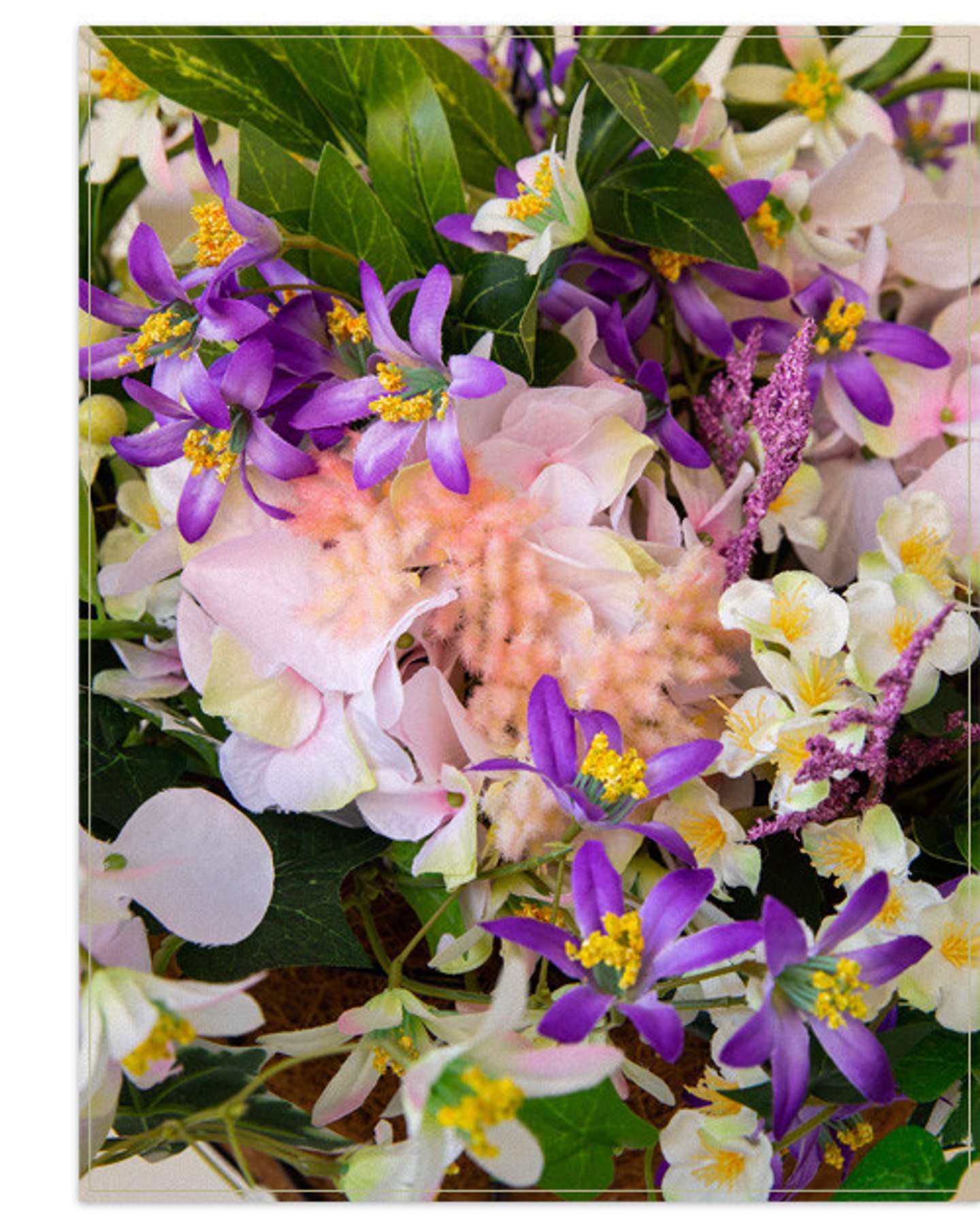 Balsam Hill Outdoor Enchanted Garden Artificial Christmas Foliage Product Display