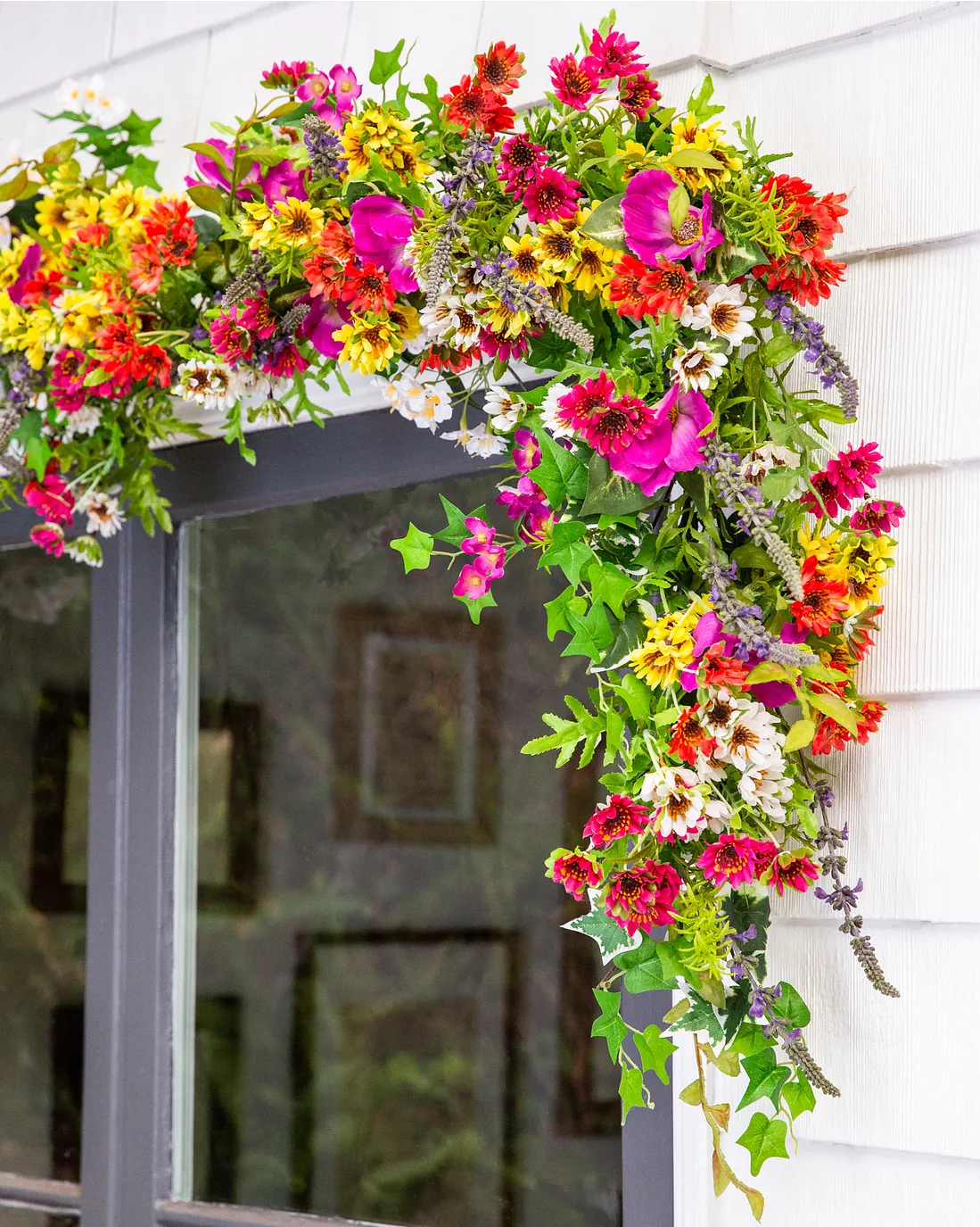 Window Garland Spring Outdoor Meadow Artificial Spring Garland | Balsam Hill