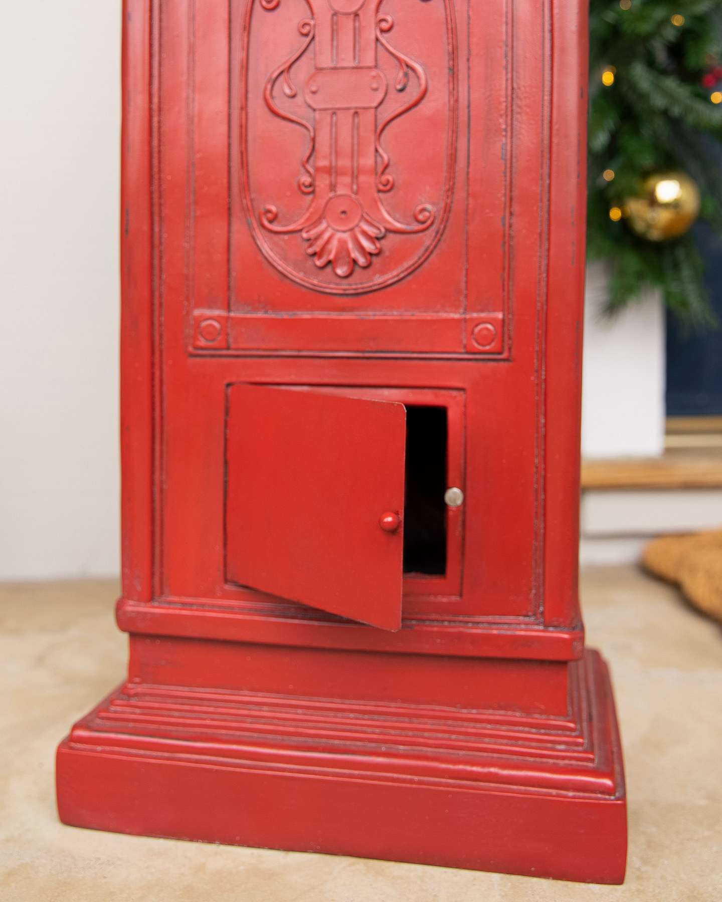 Balsam Hill Weihnachtsbriefkasten für den Außenbereich | Bezaubernde Weihnachtsnostalgie