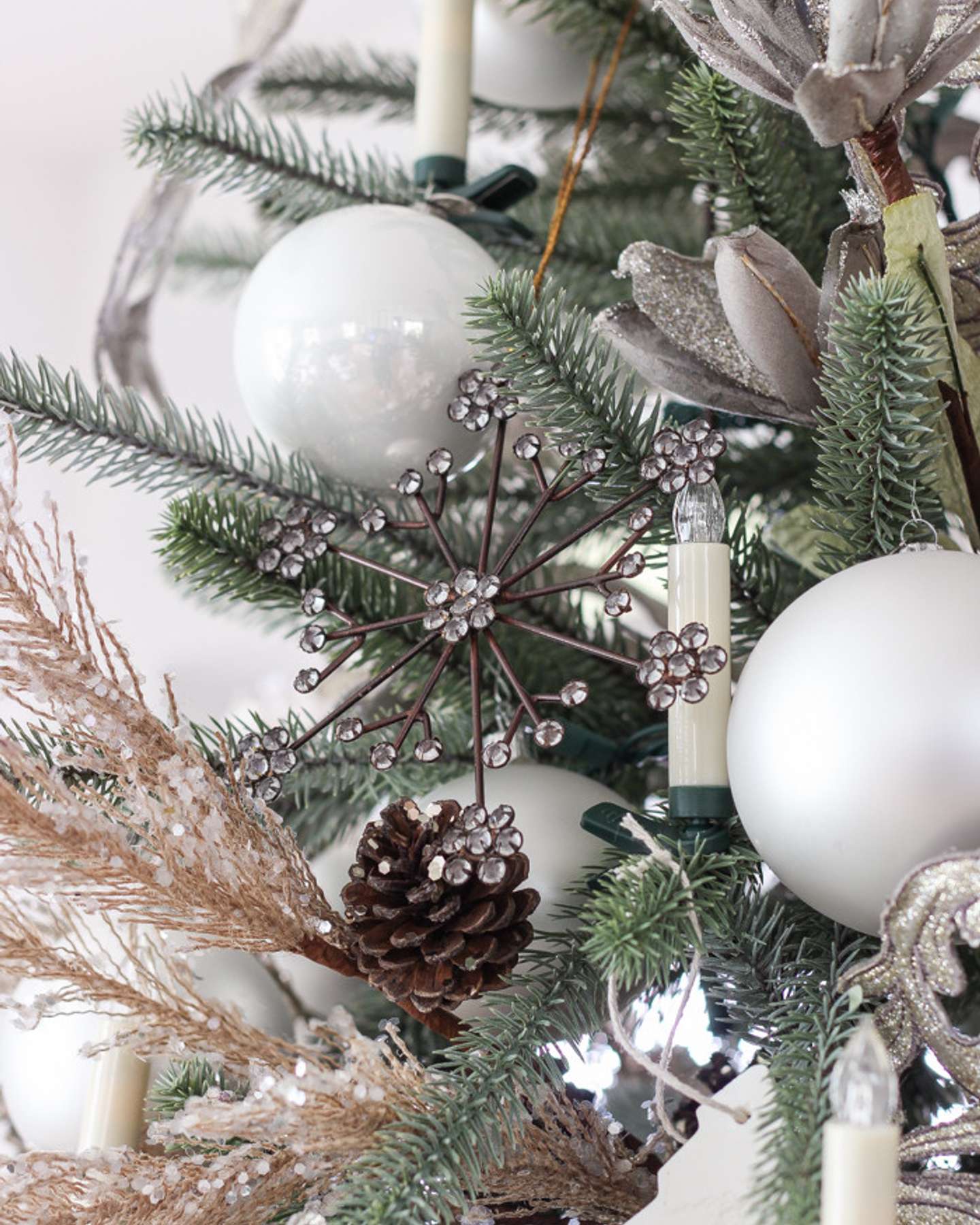 Balsam Hill Antiqued Snowflake Christmas Ornament Set of 12 Love Grows Wild Blog Feature