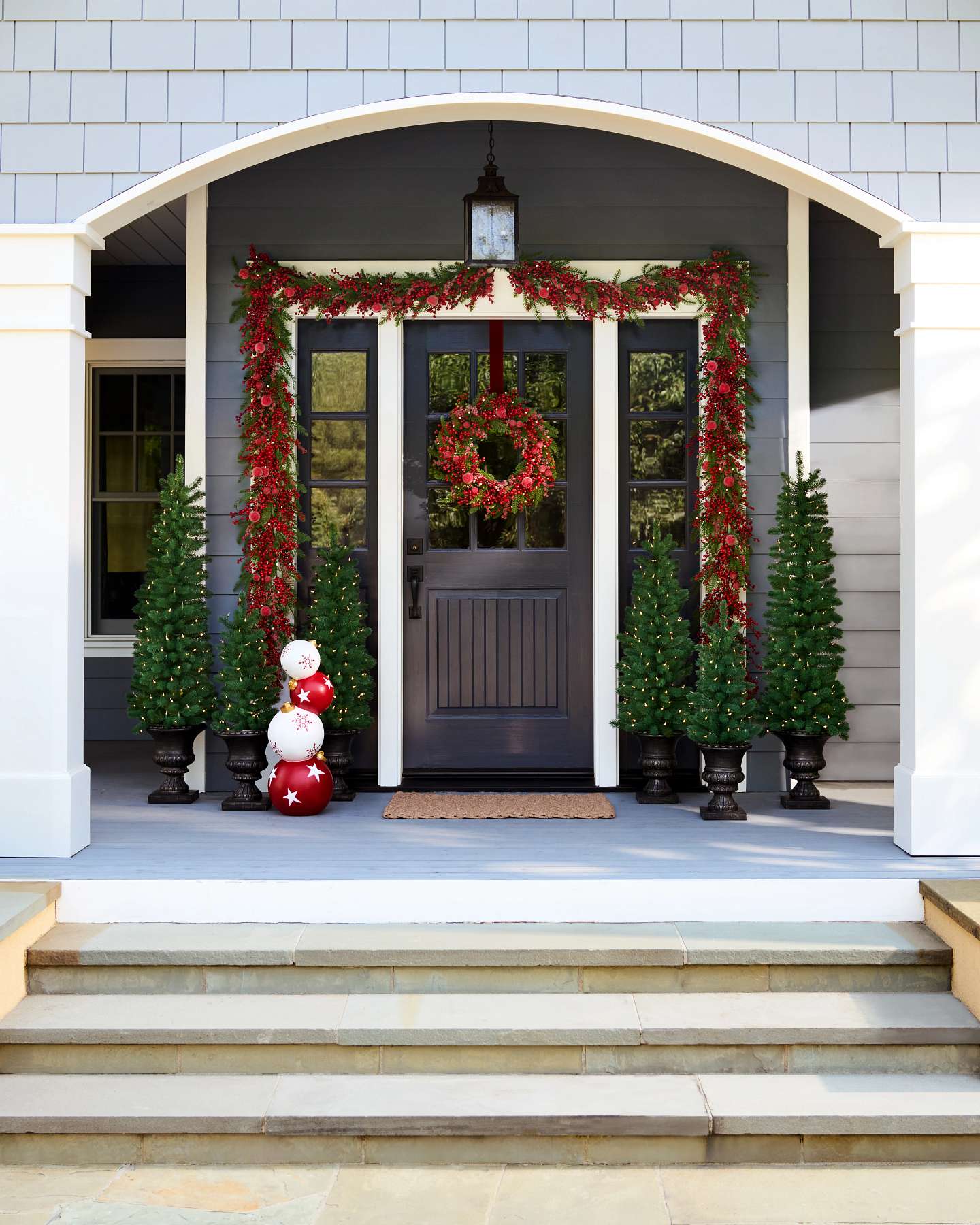 Balsam Hill Sugared Berry Artificial Christmas Foliage in Festive Decor