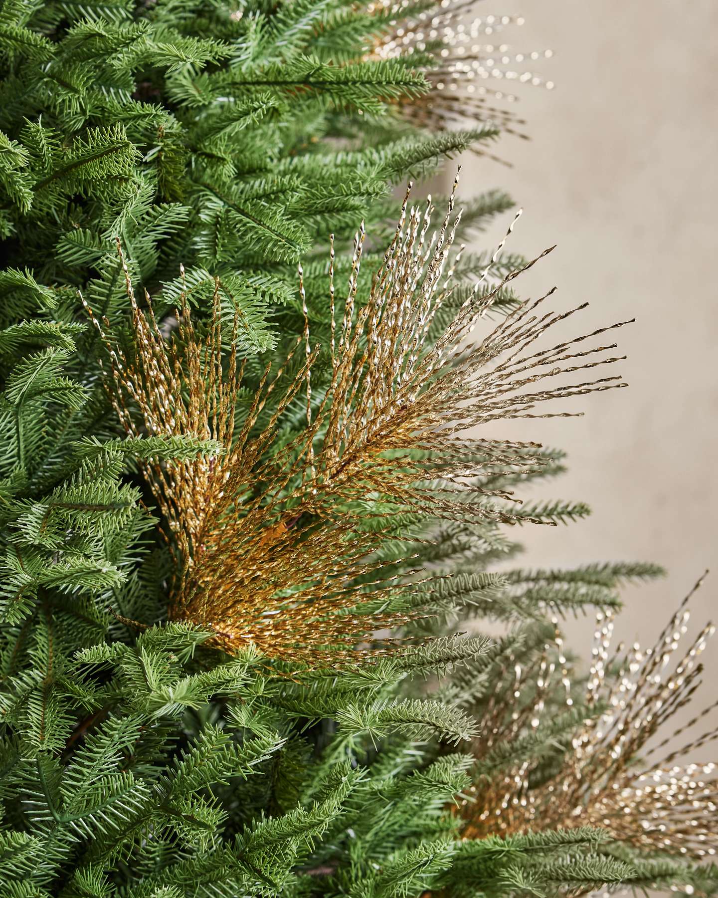 Balsam Hill Metallic Artificial Christmas Tree Picks Full Set View
