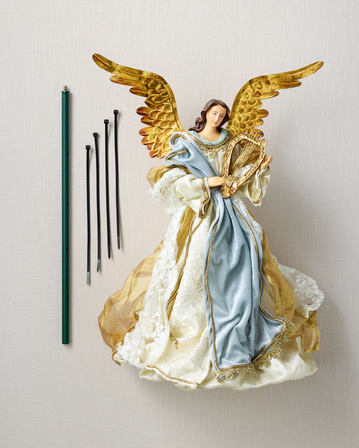 18" Beige Angel Tree Topper