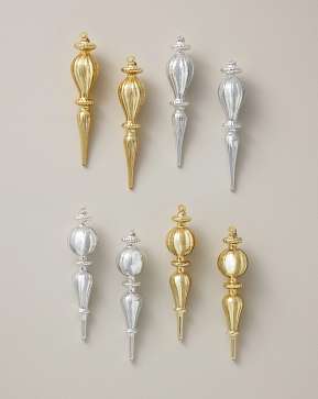 BH Heritage Jeweled Finial Ornament Set BH Heritage Jeweled Finial Ornament Set