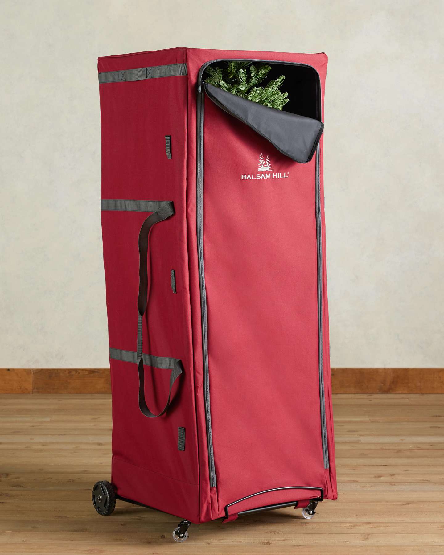Sac de rangement roulant vertical pour sapin Balsam Hill