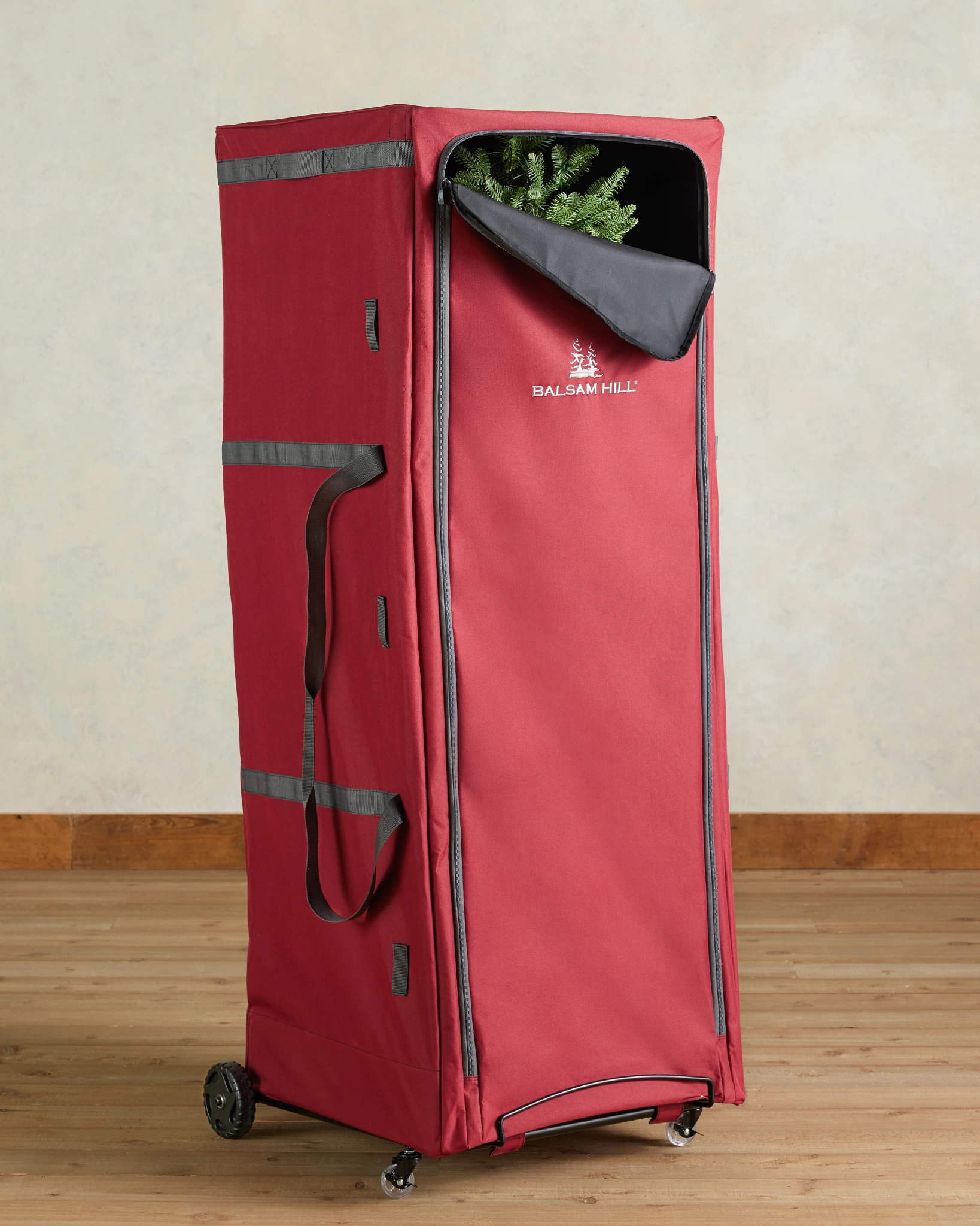 Upright Rolling Christmas Tree Storage Bags | Balsam Hill