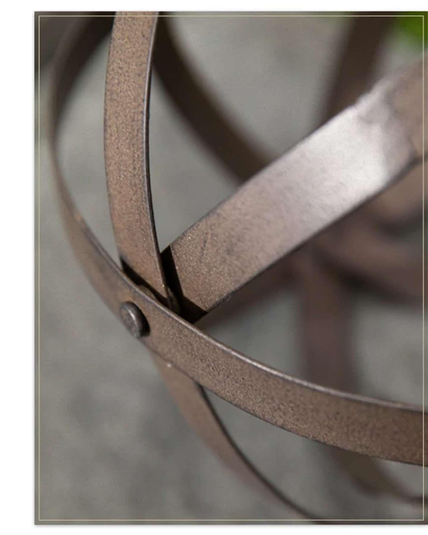 Balsam Hill Metal Orb Sculptures Set of 3 in Studio Product Display