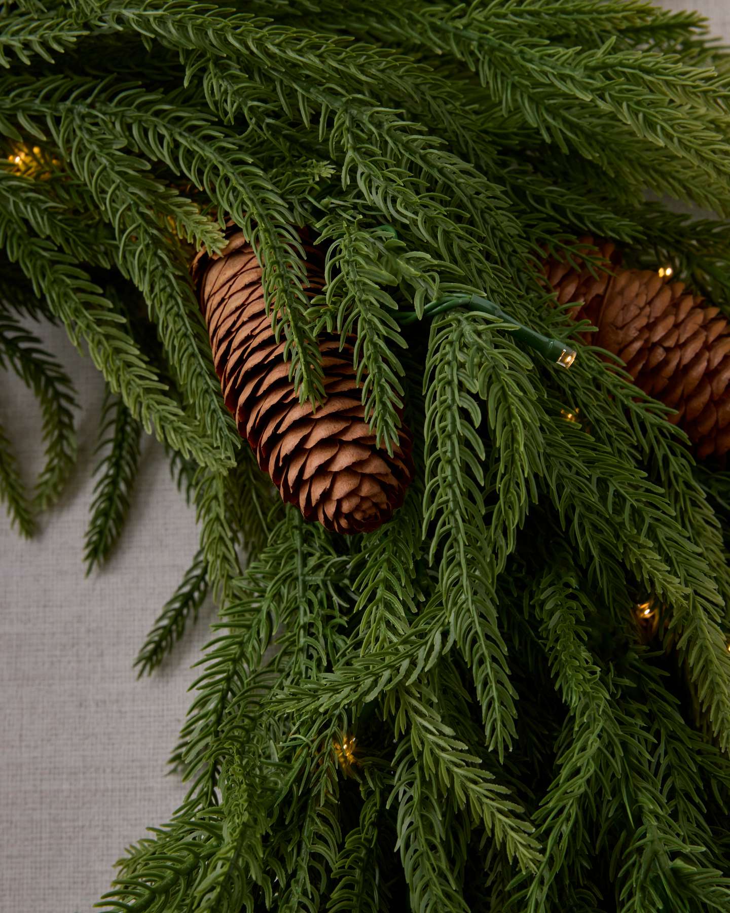 24" Real-Feel® Pinecone Wreath