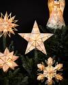 Capiz Star Lighted Tree Topper by Balsam Hill