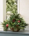 LED Mixed Pine Hanging Basket by Balsam Hill Lifestyle 30