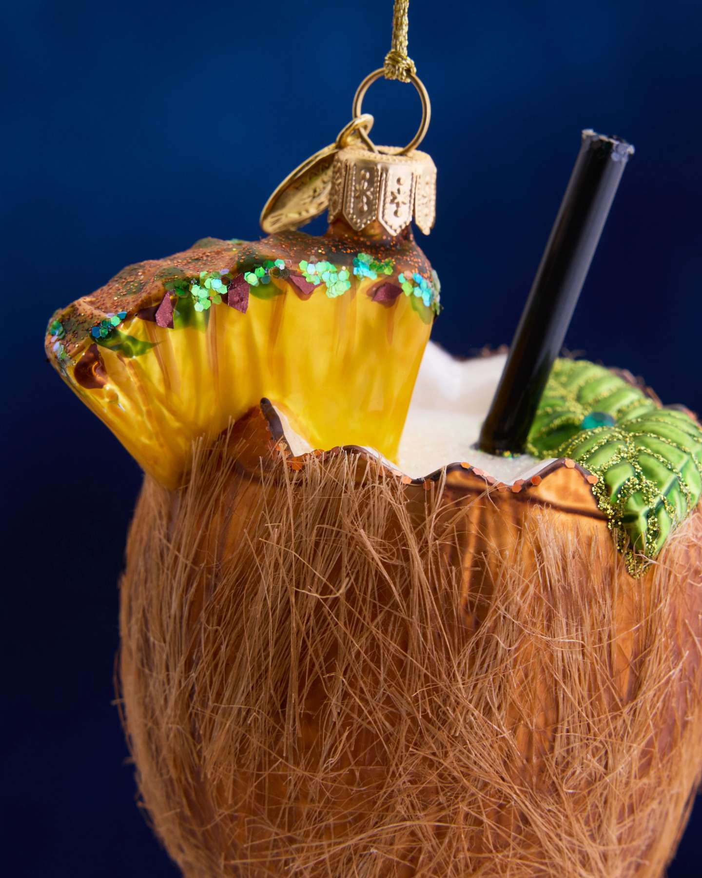 Balsam Hill Studio Coconut Cocktail Ornament