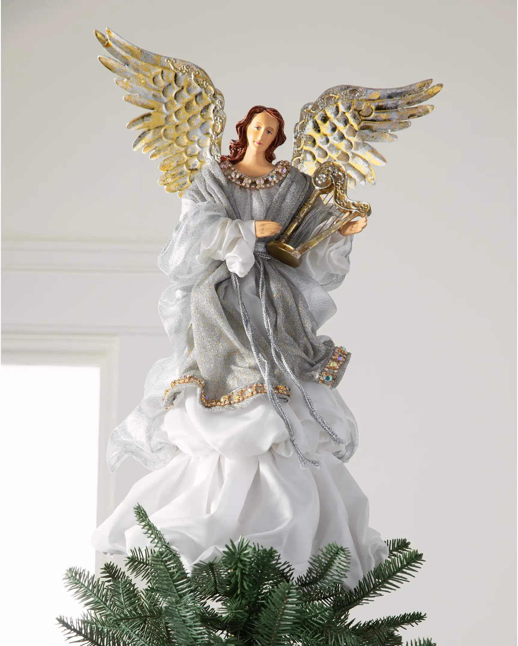 Christmas Angel Tree Topper Coloring Page christmas-angel-tree-topper-coloring-page