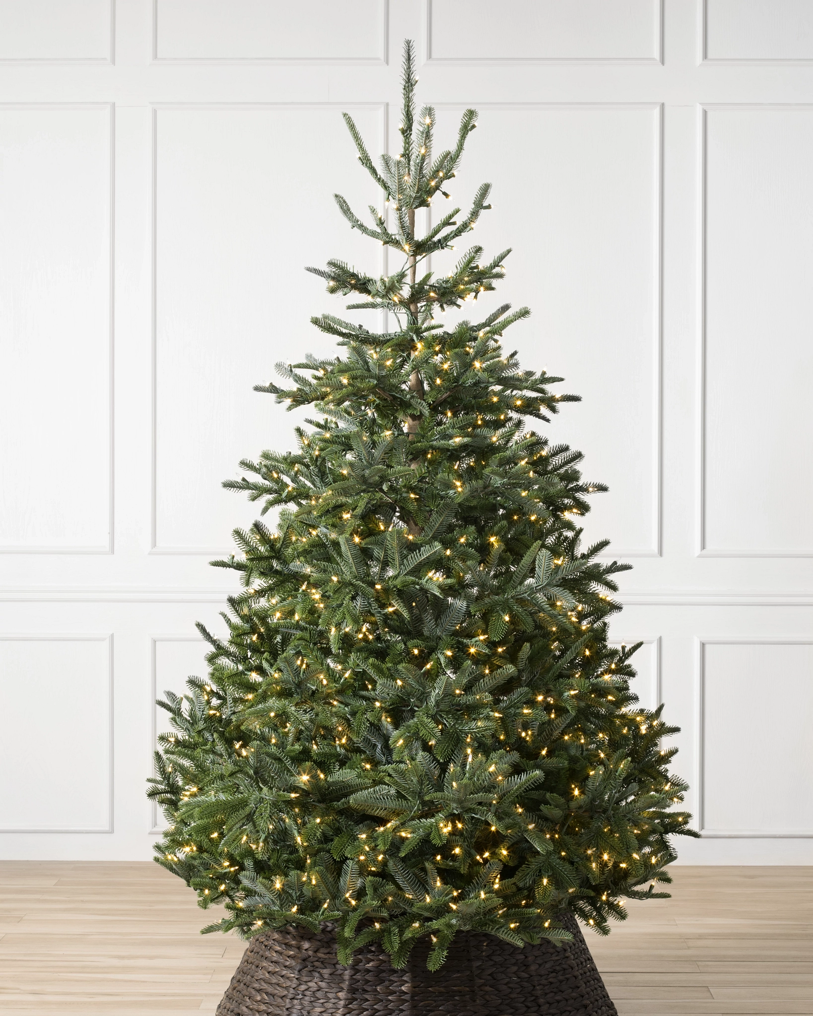 BH Nordmann Fir Artificial Christmas Flip Tree Balsam Hill