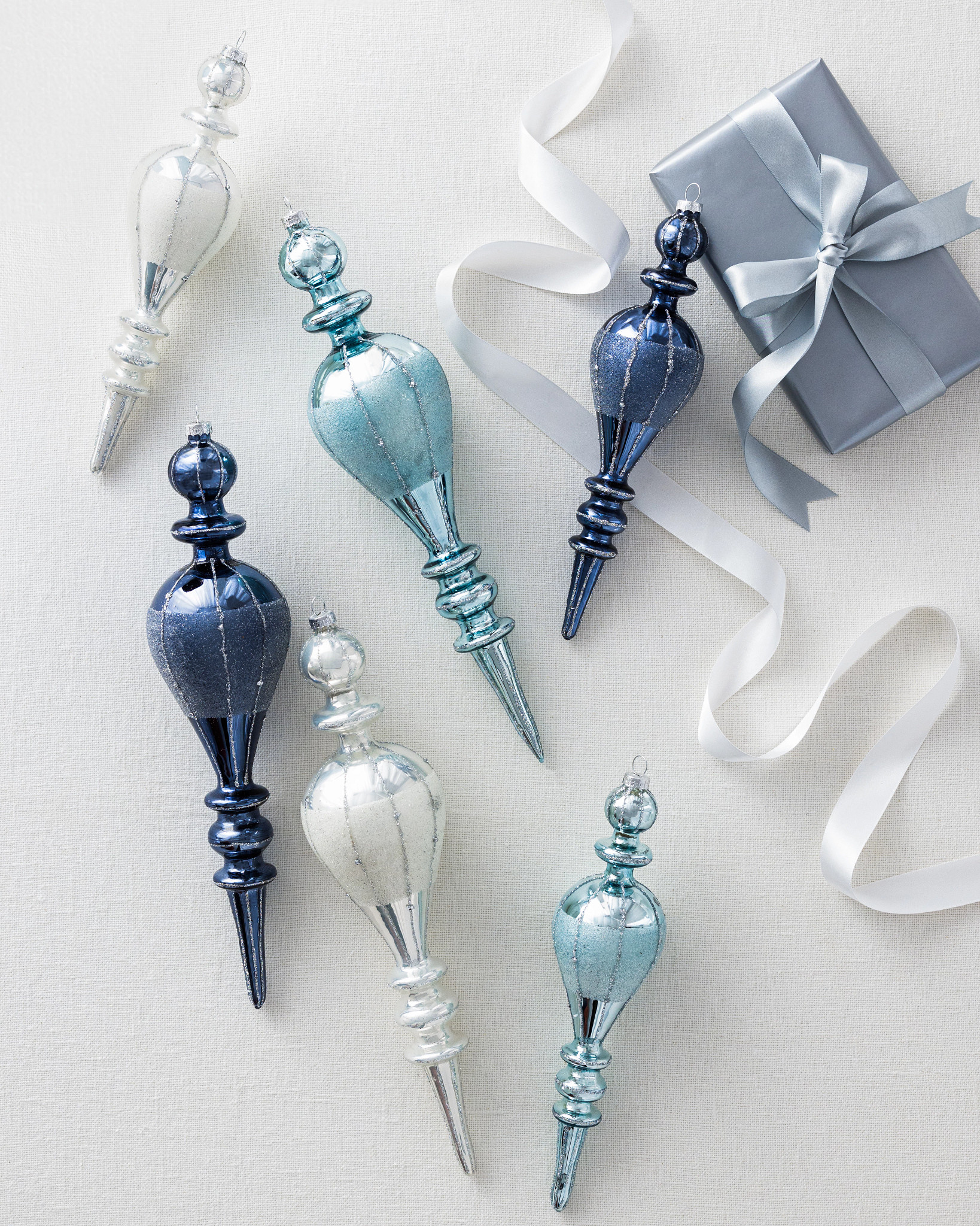 Starry Night Finial Ornament Set