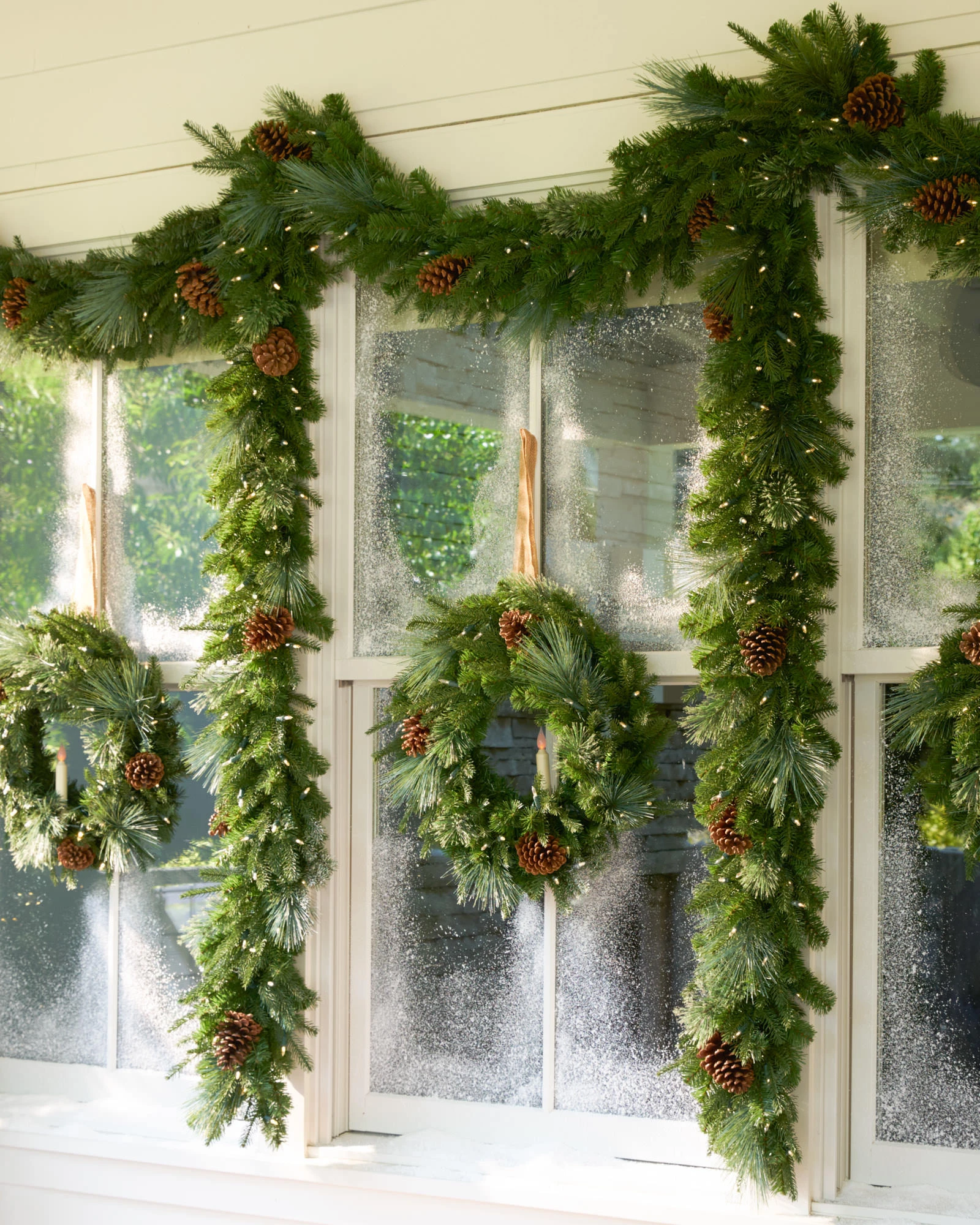 Mixed Evergreen Artificial Christmas Wreath | Balsam Hill