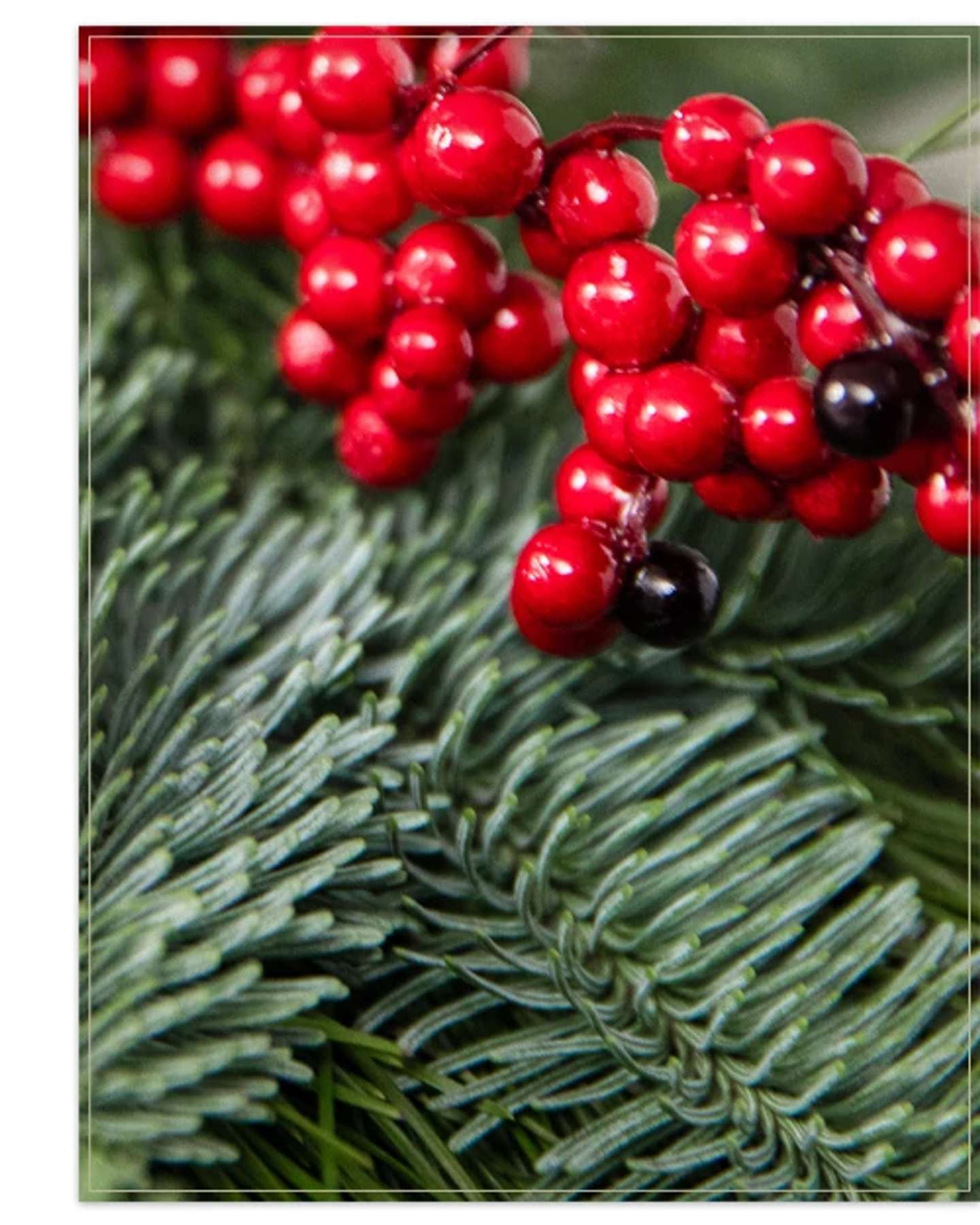 Balsam Hill Fresh Cedar Forest Artificial Christmas Foliage Product Display